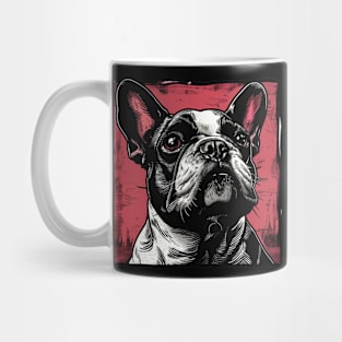 Retro Art French Bulldog Dog Lover Mug